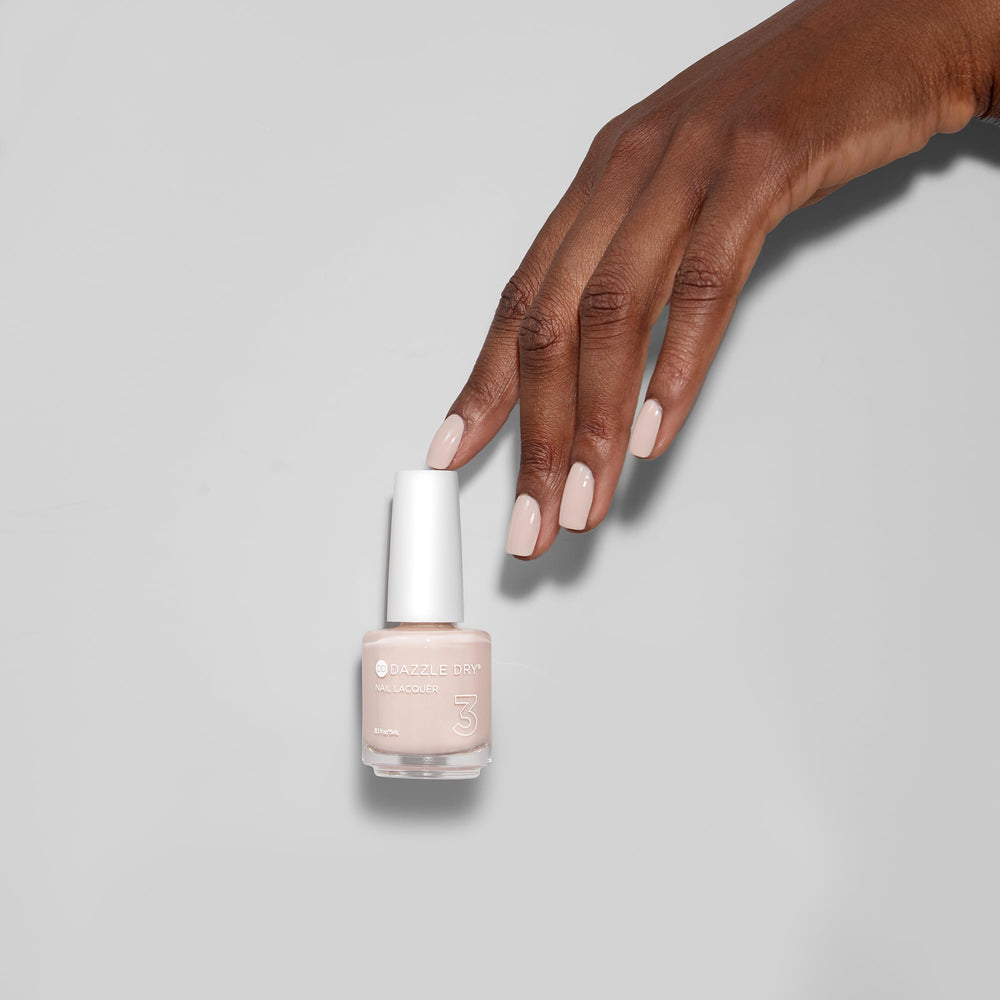 Dazzle Dry Top Coat gloss shot emphasizing chip-free longevity
