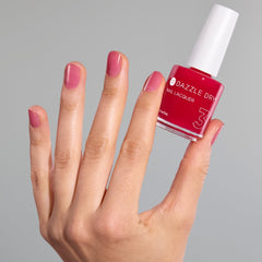 Dazzle Dry Sugar Dipped brush-application demonstrates easy, precise at-home application.