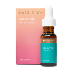 Dazzle Dry nails and cuticles close-up showing nourished, flexible skin