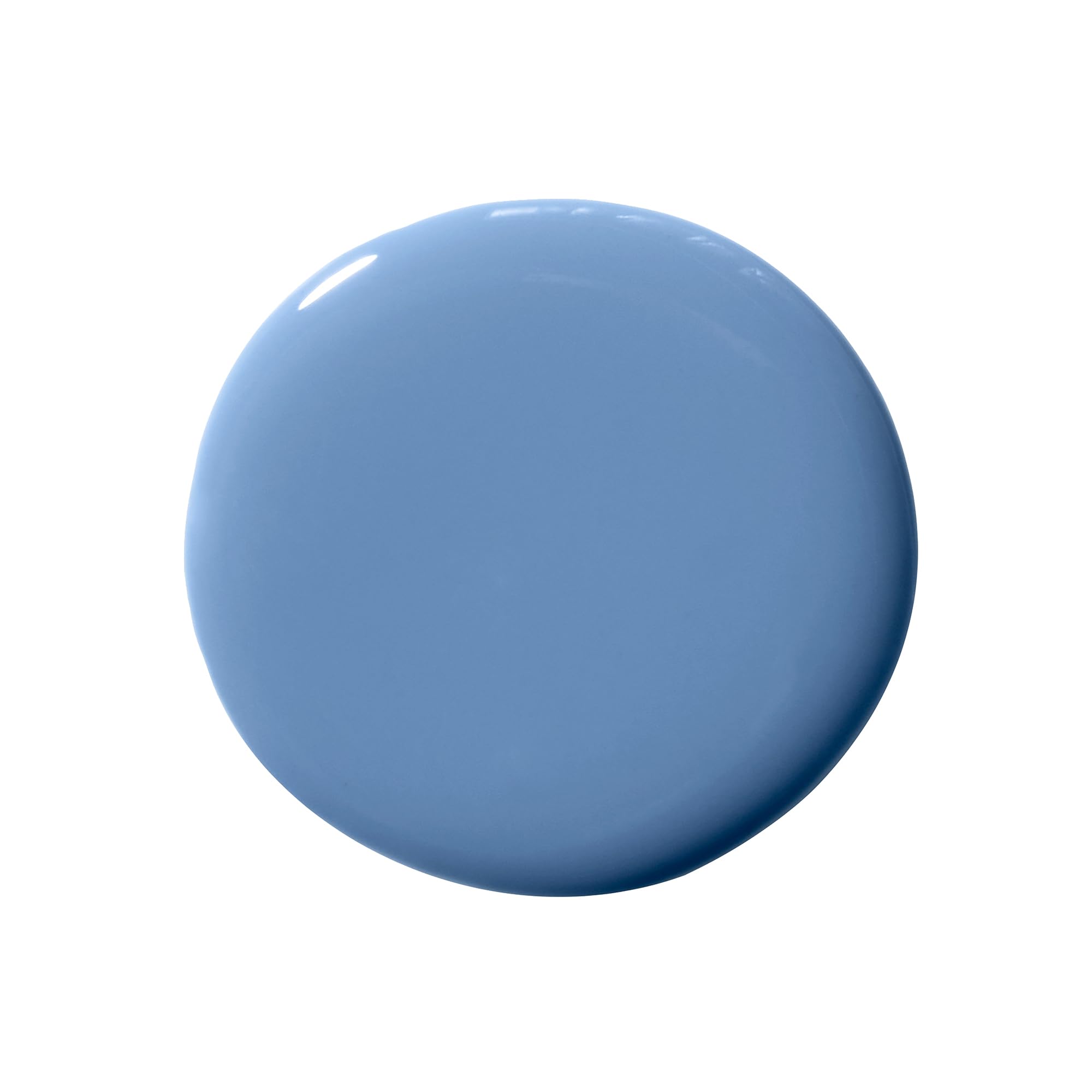 Dazzle Dry Varsity Blues brush-stroke swatch shows smooth denim tone.