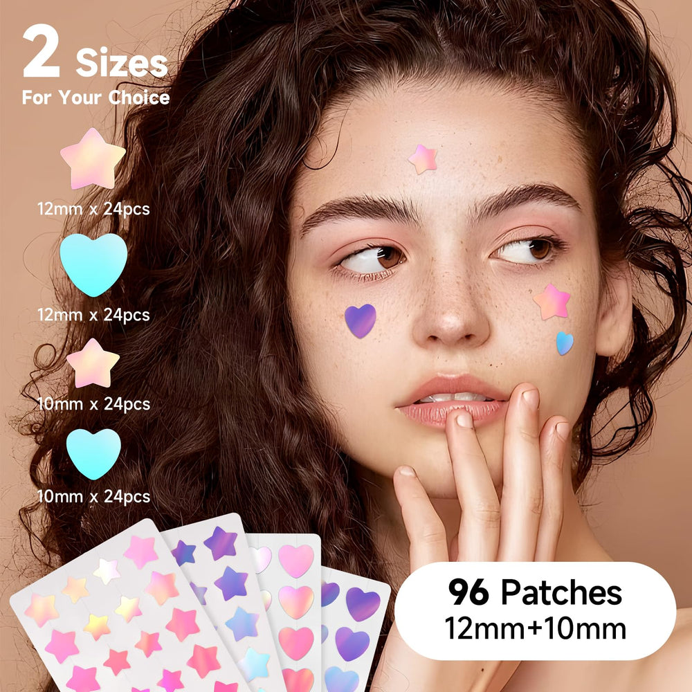 Diseño irisado de Dazzlook práctico y divertido para el cuidado de la piel.