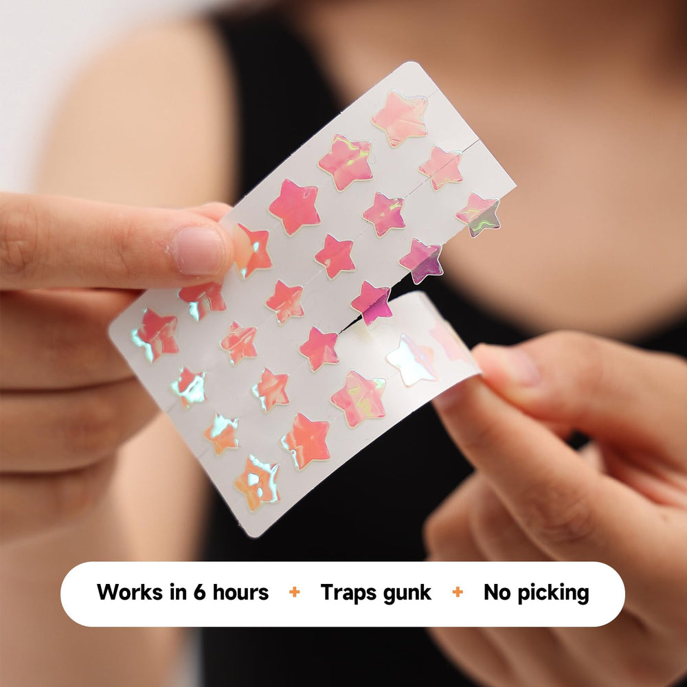 Parches en dos tallas de Dazzlook para cobertura personalizada de varias imperfecciones.