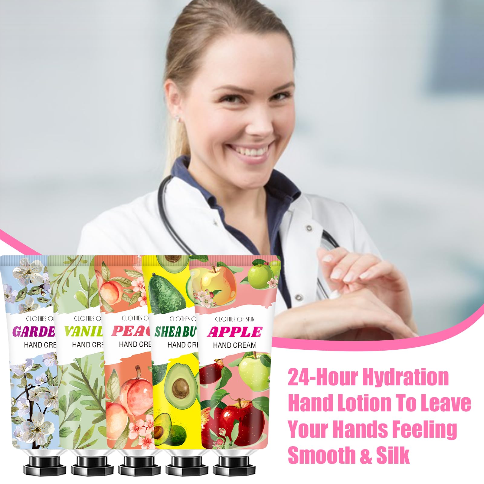 DBEAUTYM 24-hour hydration hand lotion withstands washing.