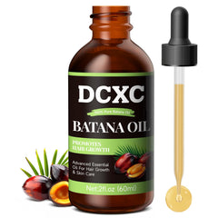 DCXC Batana Oil bottle top view promotes scalp nourishment and natural shine