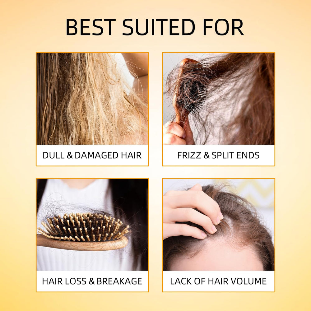 DCXC Batana Oil on a hair strand demonstrates improved elasticity and shine