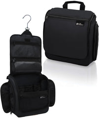 DD D&D Wanderlust hanging toiletry bag open compartments for easy travel access