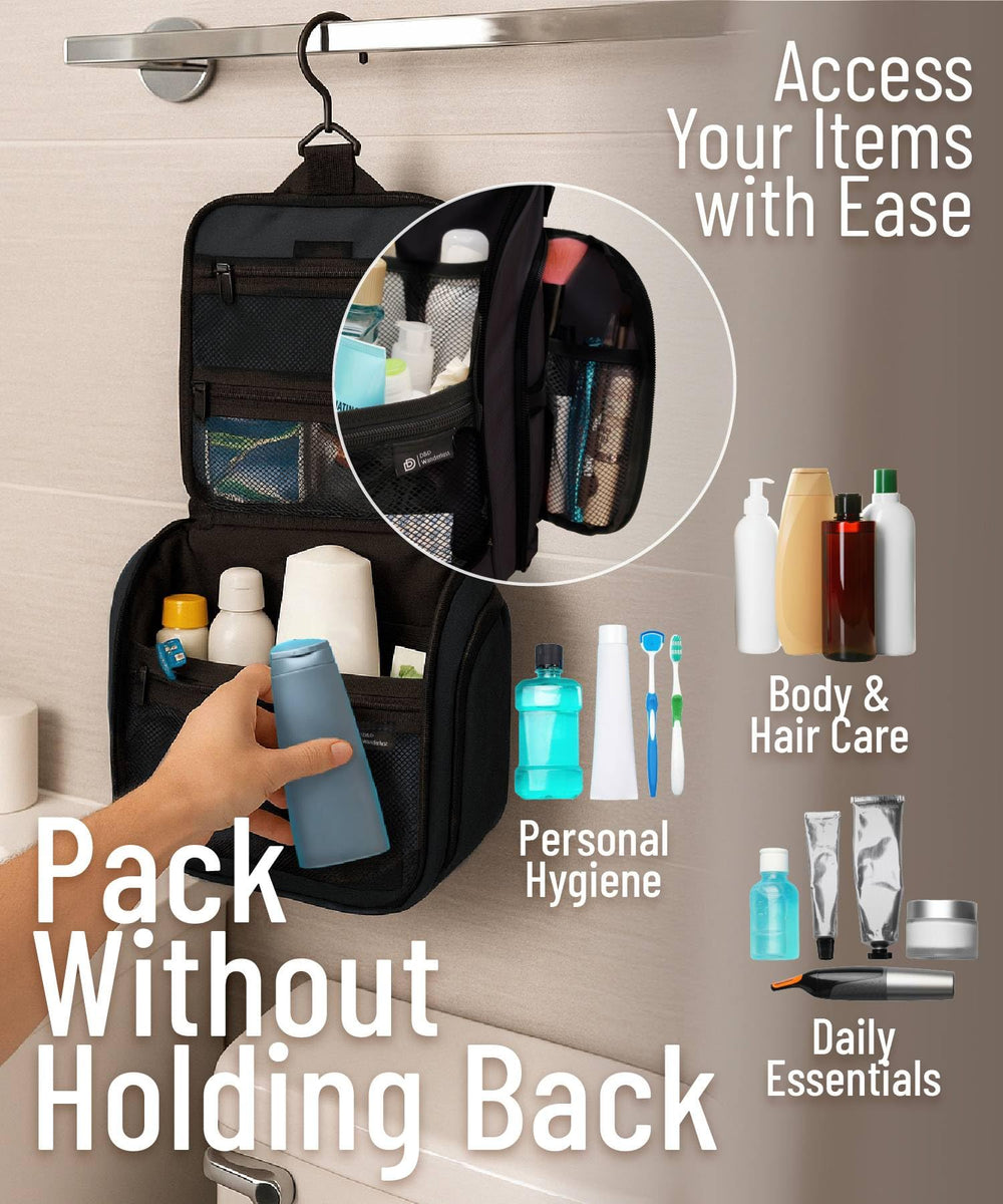 DD D&D Wanderlust water-resistant nylon protects contents during travel