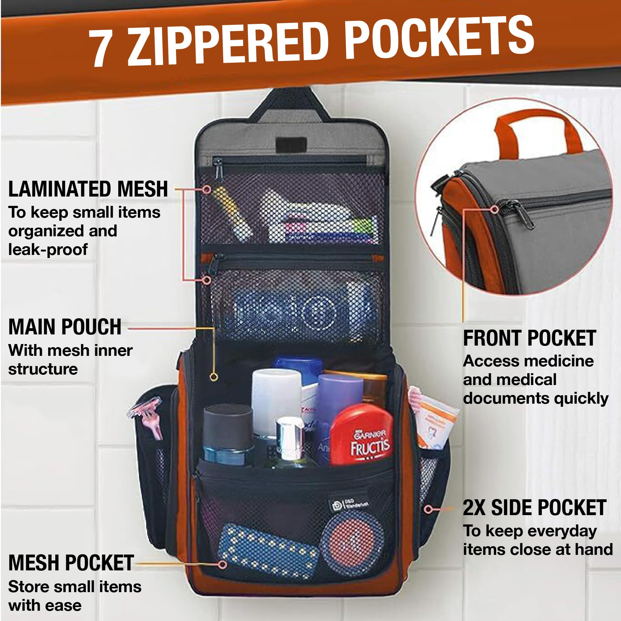 DD D&D Wanderlust YKK zippers ensure durable, smooth opening.