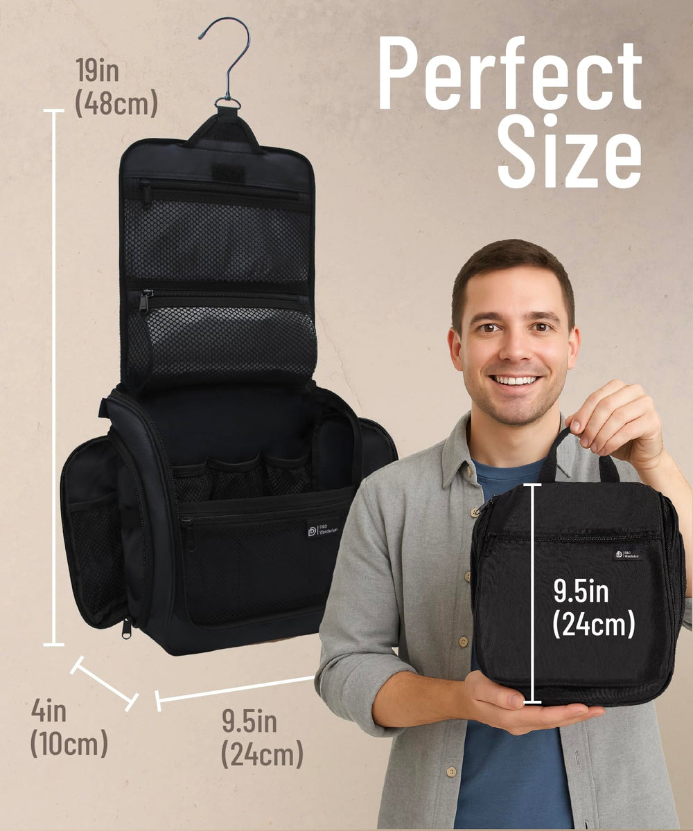 DD D&D Wanderlust water-resistant nylon exterior protects contents during spills.