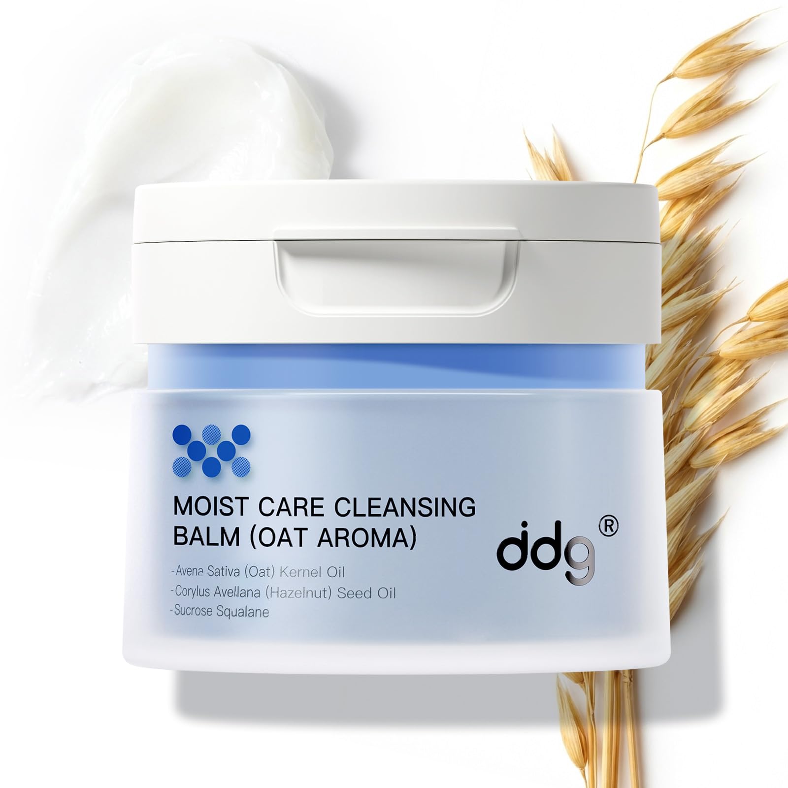 ddg Cleansing Balm hero image showing clean skin after one-step makeup removal