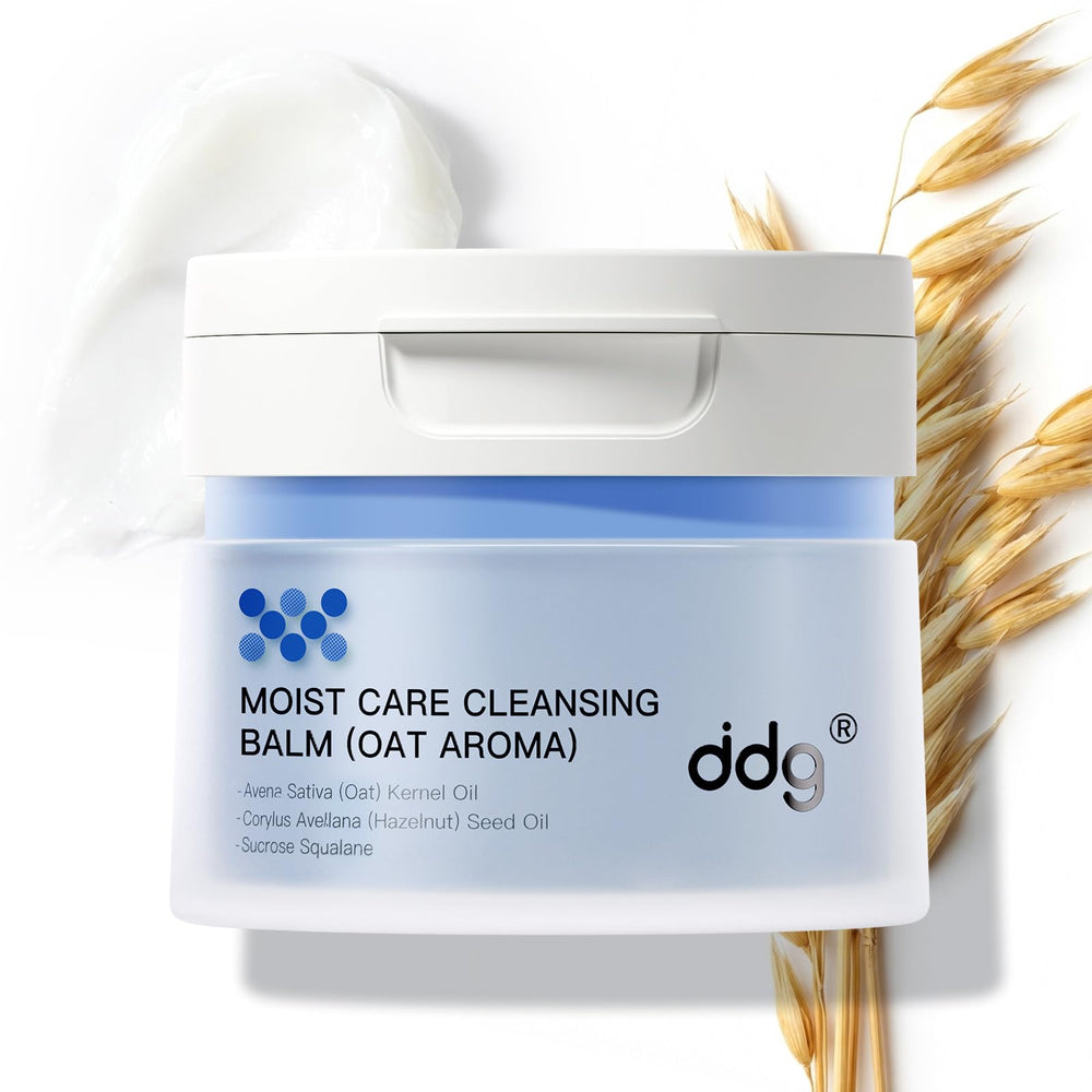 ddg Cleansing Balm hero image showing clean skin after one-step makeup removal