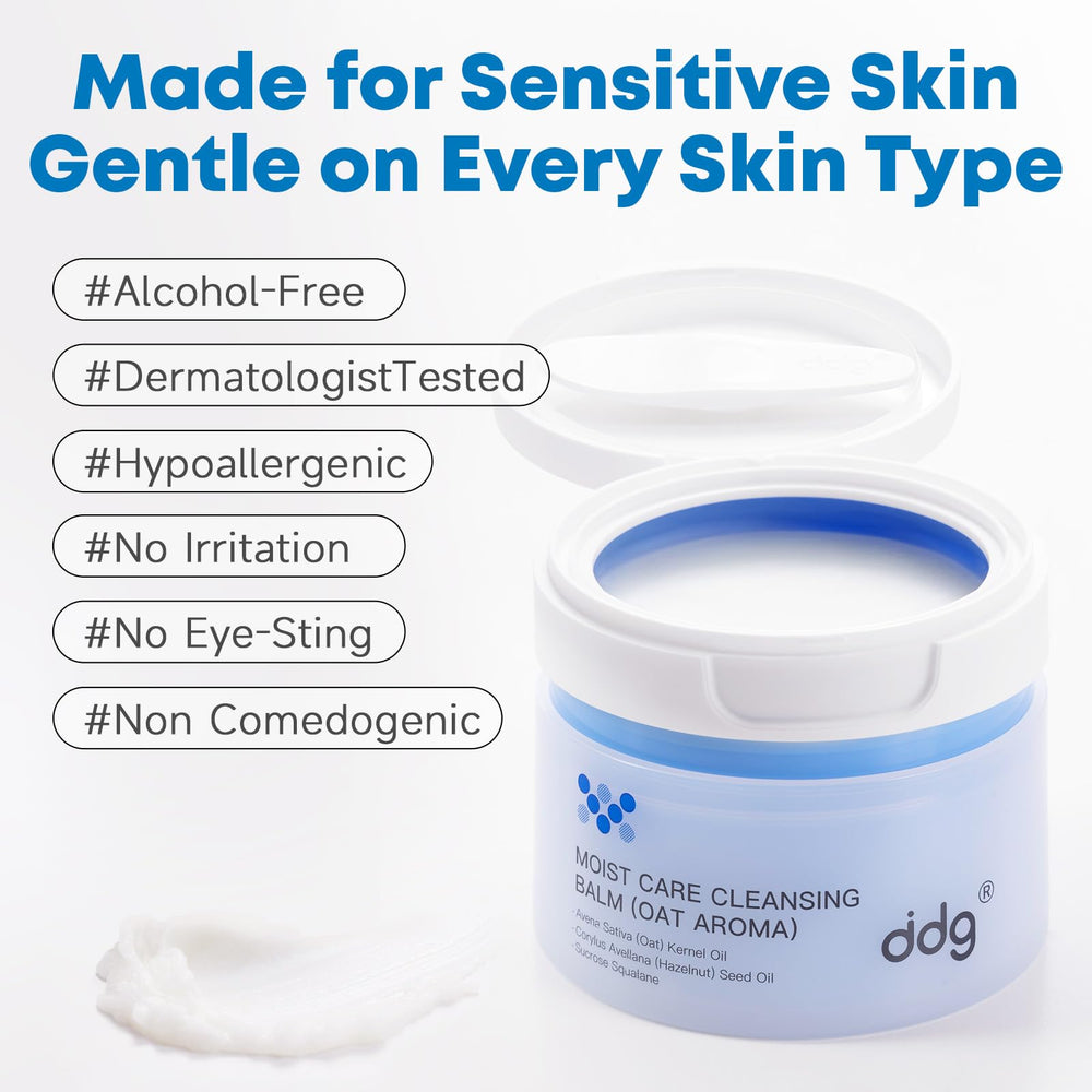 ddg Cleansing Balm hygienic packaging with built-in magnet spatula