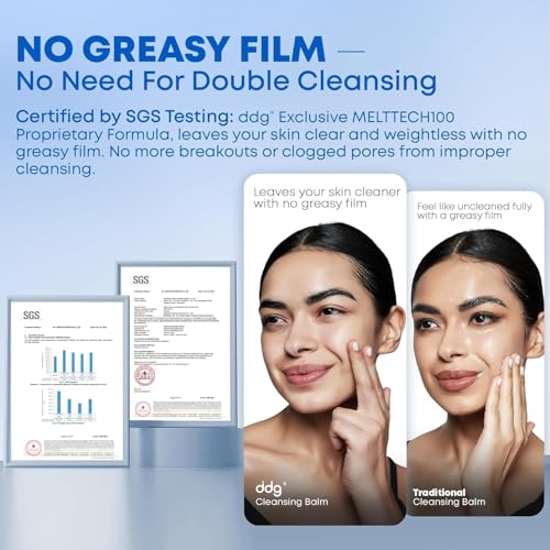 ddg cleansing balm rinse-off after use leaves skin refreshed without greasy residue