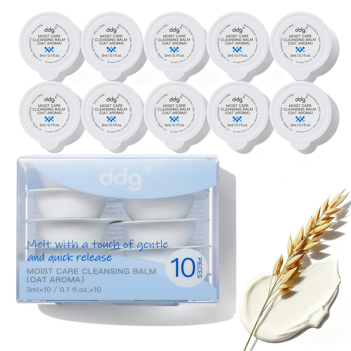 ddg cleansing balm bottle on-the-go makeup removal for fresh skin