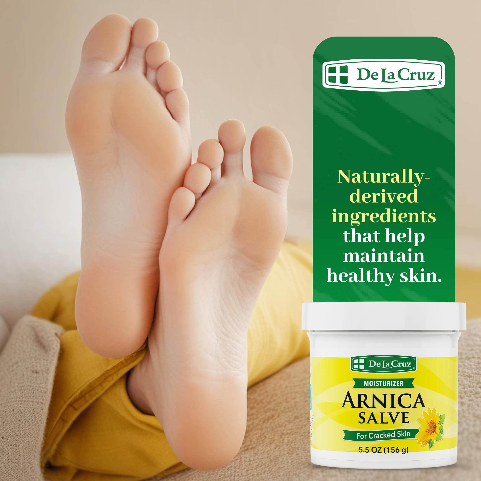 Ingredientes naturales de Arnica Salve para piel suave