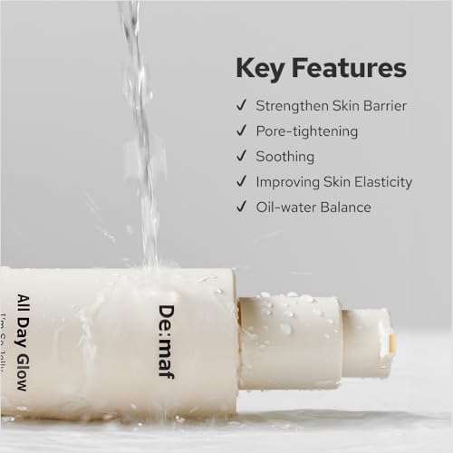 De:maf All Day Glow jelly texture image highlights smooth makeup removal.