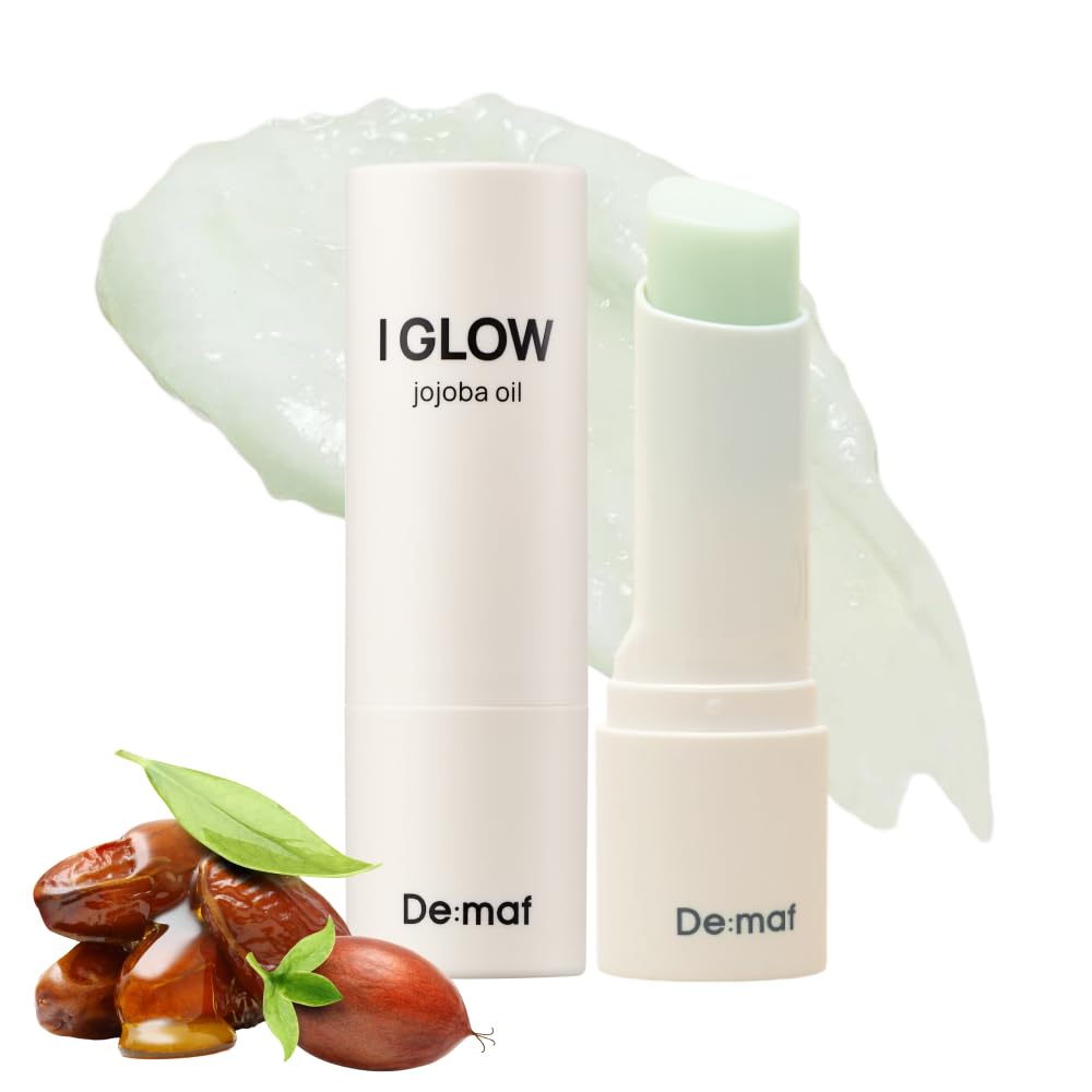 De:maf Glow Jojoba Oil Multi Balm in jar for all-over moisture.