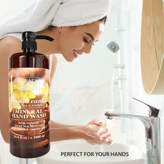 Dead Sea Collection almond vanilla scent enhances daily hand washing