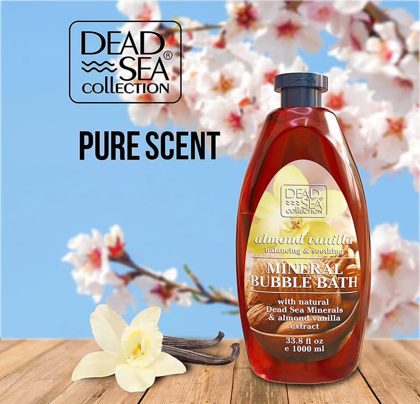 Dead Sea Collection bubble bath bubbles—invigorating scent enhances the bath experience