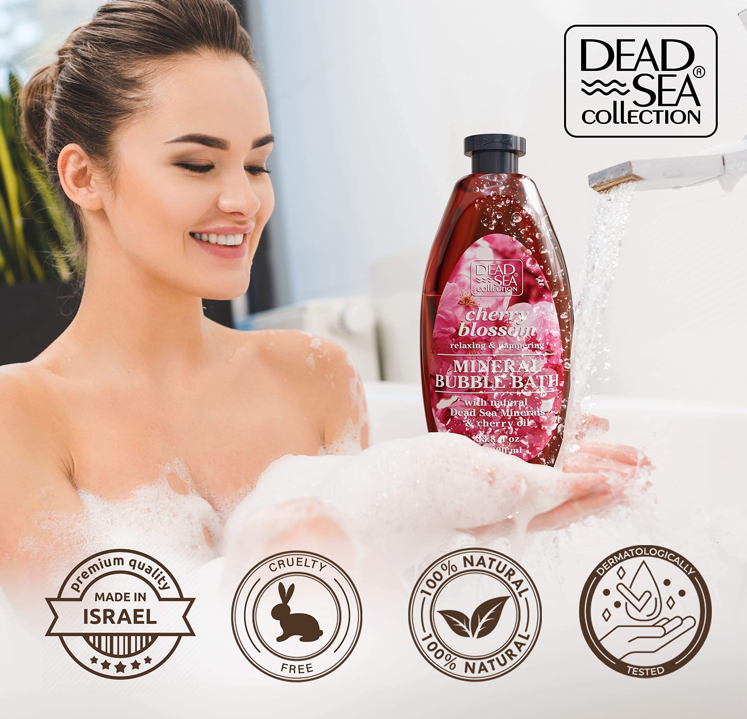Dead Sea Collection relaxes bath time into a calm, spa-like ritual