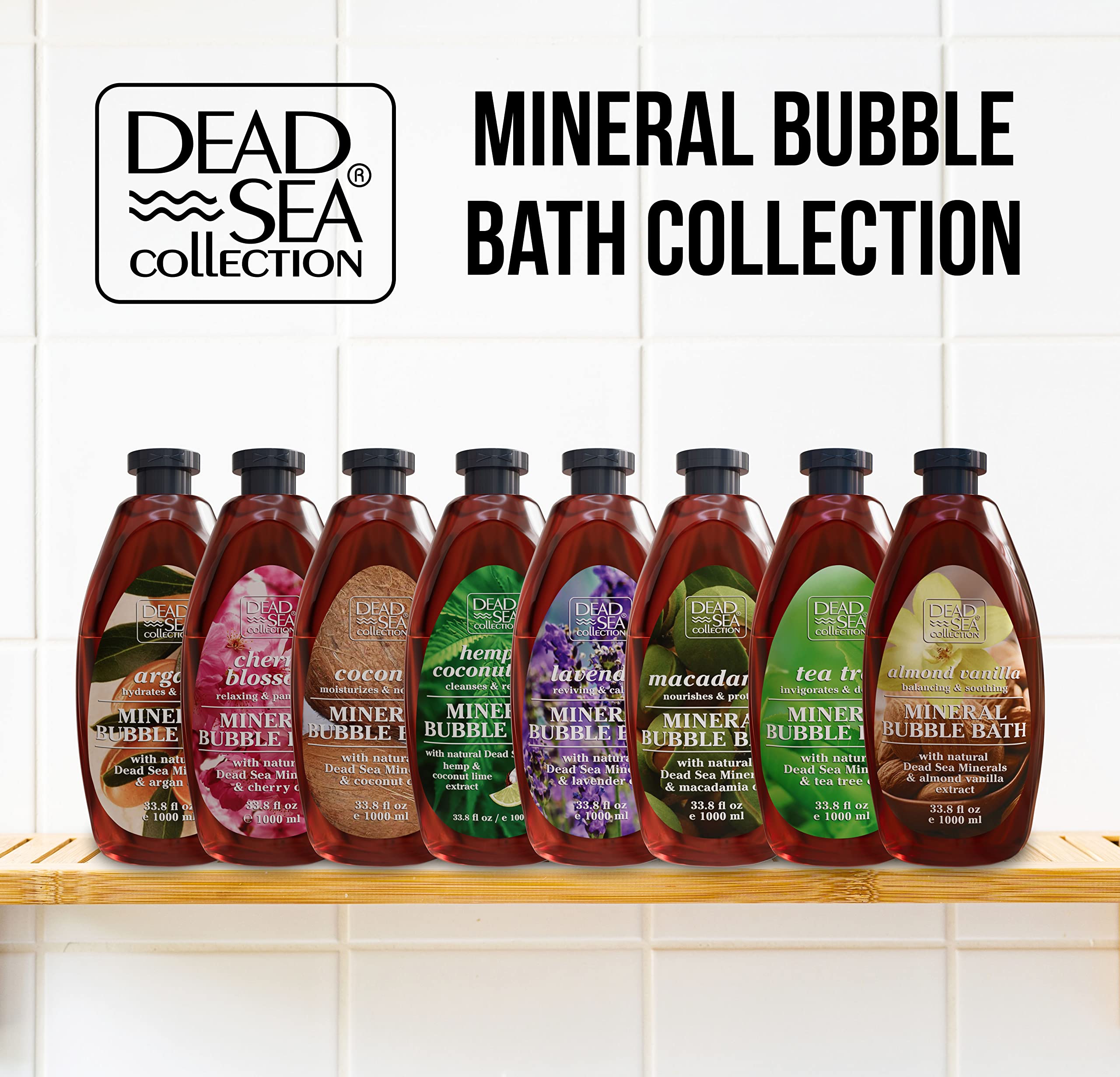 Dead Sea Collection bubble bath nourishes with soothing hydration for all skin types