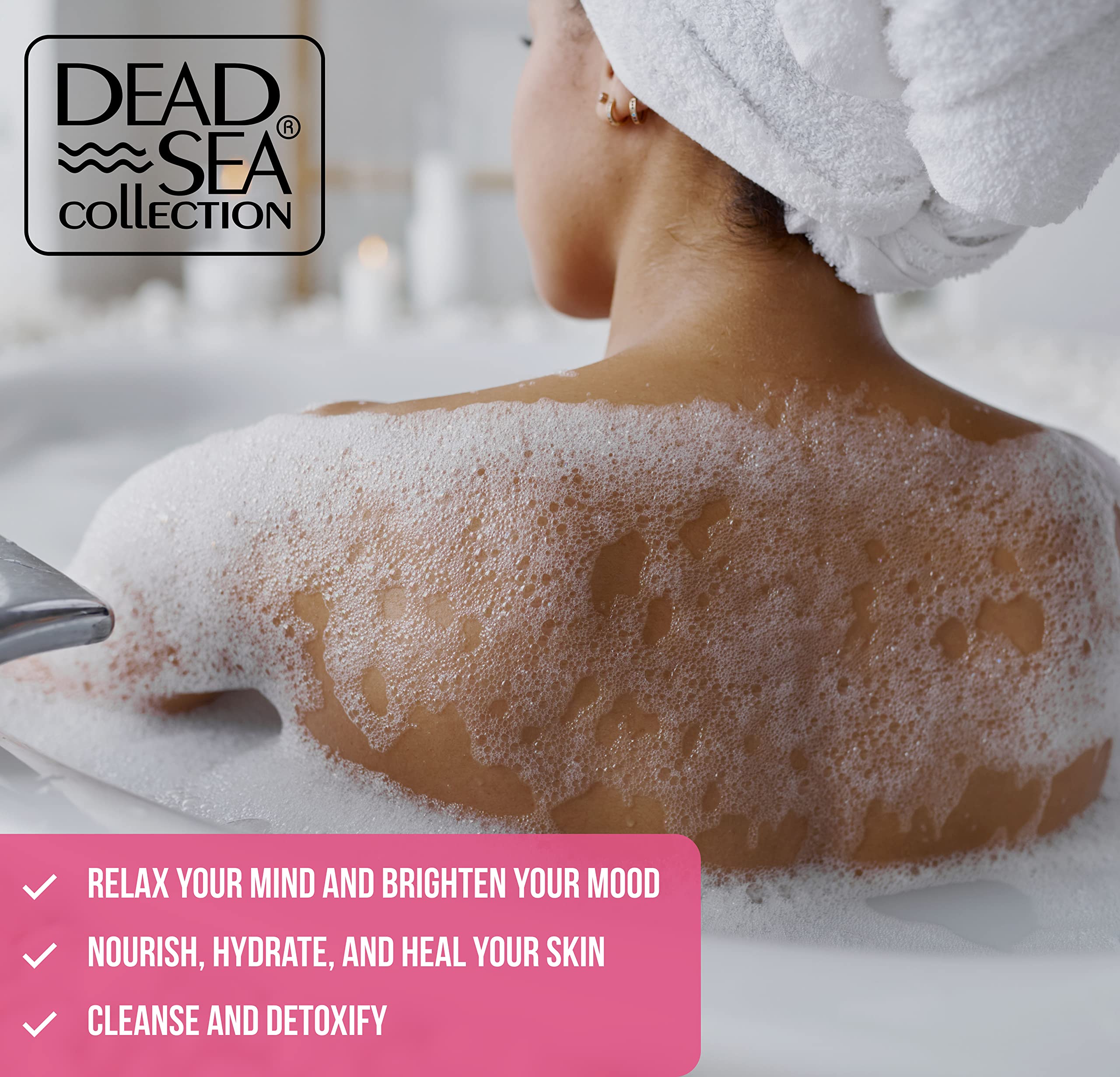 Dead Sea Collection two-bottle box emphasizes value for home spa use
