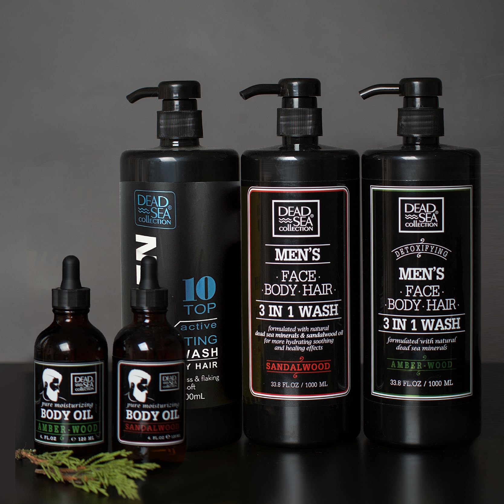 Dead Sea Collection easy-pump bottle for one-handed shower routine