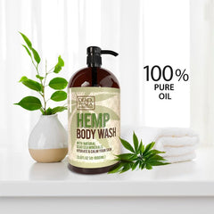 Dead Sea Collection Hemp Body Wash Dead Sea Minerals highlight mineral-rich cleansing
