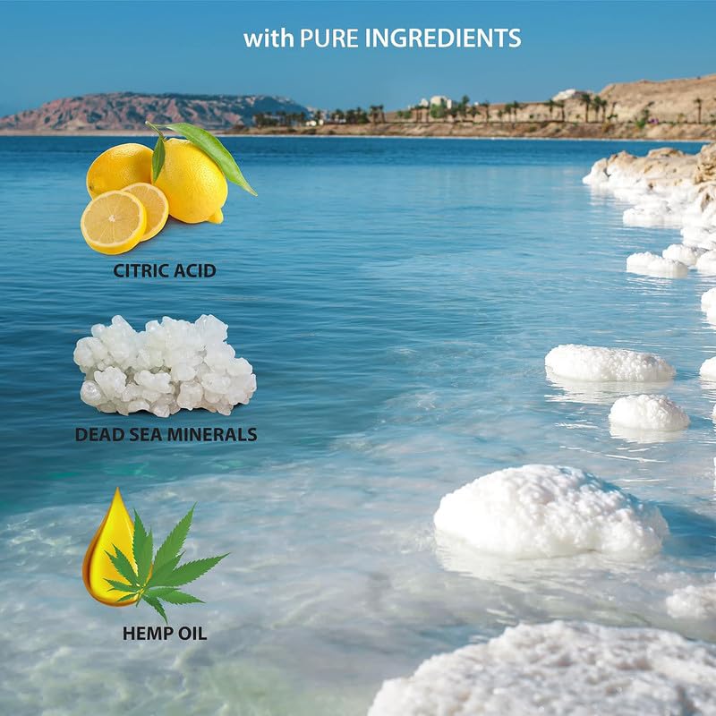 Dead Sea Collection Hemp Body Wash foam-lather shows rich bubbles and velvety feel