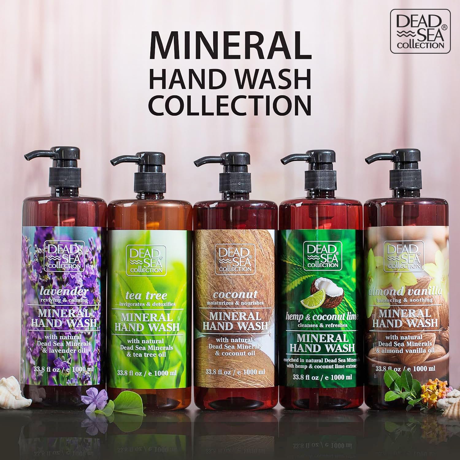 Dead Sea Collection hand soap leaves skin moisturized after washing