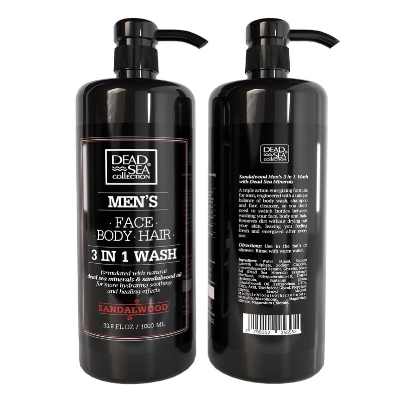 Dead Sea Collection packaging closeup emphasizes product safety and seal