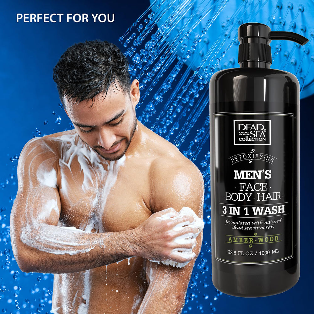 Dead Sea Collection two bottles in box ready for daily shower