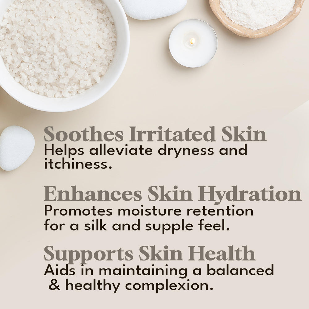 Dead Sea Warehouse mineral content closeup highlighting magnesium and calcium for hydration.