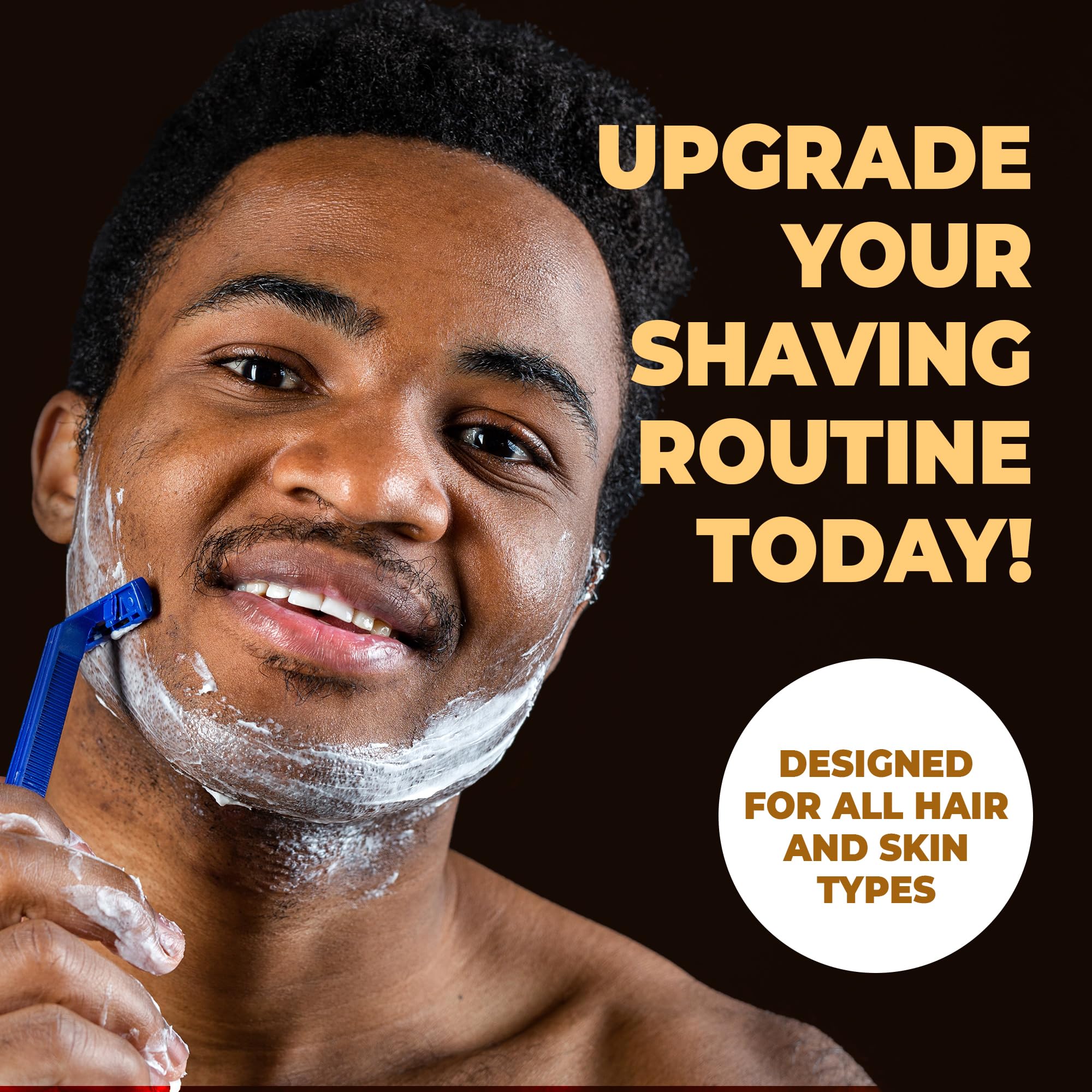 Deadeye Dick's shea butter and aloe ingredients for nourishing shave