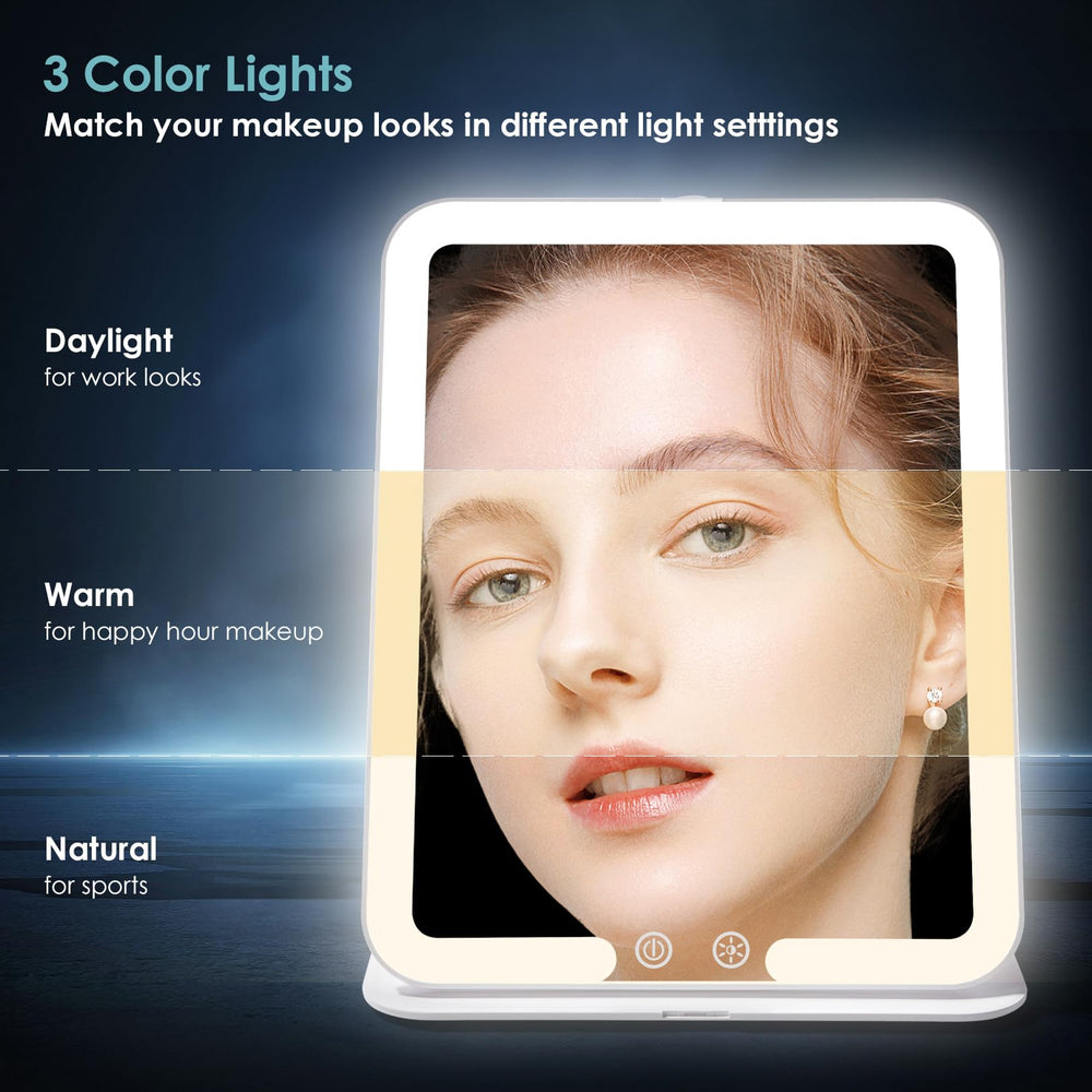 Dear girl travel mirror compact size fits suitcase or bag for travel.