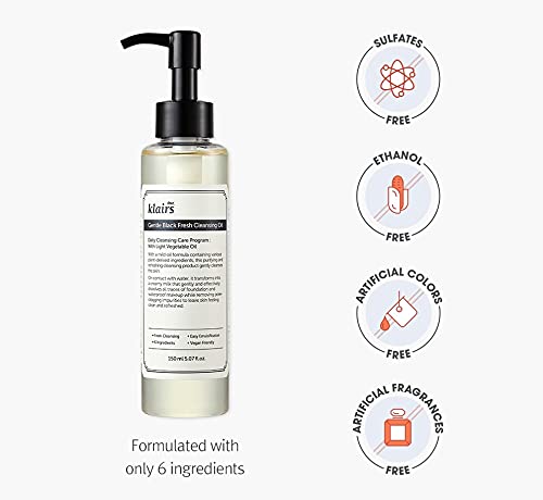 DearKlairs fragrance-free formula supports lightweight cleansing without heaviness