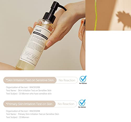 DearKlairs six-ingredient formula emphasizes simple, gentle cleansing with plant-based oils