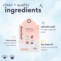 dearcloud Miffy patches in mirrored compact showcase discreet daytime coverage.
