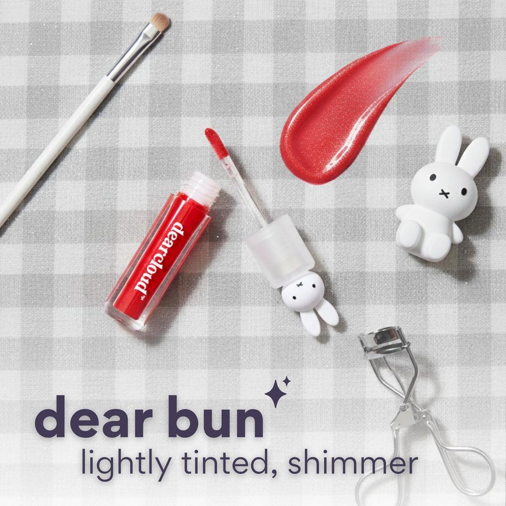 Dearcloud Miffy Lip Serum Jelly packaging highlights cruelty-free vegan credentials for conscious buyers