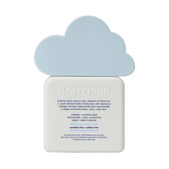 Dearcloud New Youth Collagen Cream texture swatch reveals smooth, luminous finish.