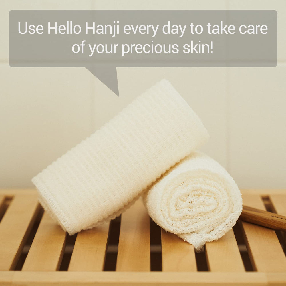 DEARCUS Hello Hanji spa-ready sponge enhances daily bath routines.
