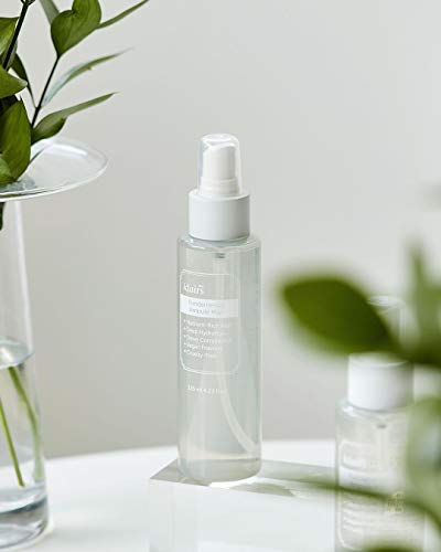 DearKlairs Fundamental Ampoule Mist fine mist spray offers even coverage for quick hydration.