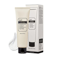 DearKlairs Gentle Black Cleanser bottle shows vegan, low-pH formula for gentle daily cleansing.