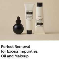 DearKlairs Gentle Black Cleanser creamy foam close-up demonstrates hydrating finish for morning routine.