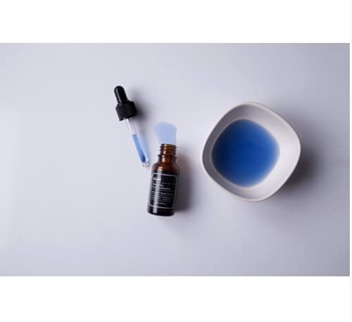 DearKlairs Midnight Blue Youth Activating Drop liquid close-up — fast-absorbing formula for sensitive skin.