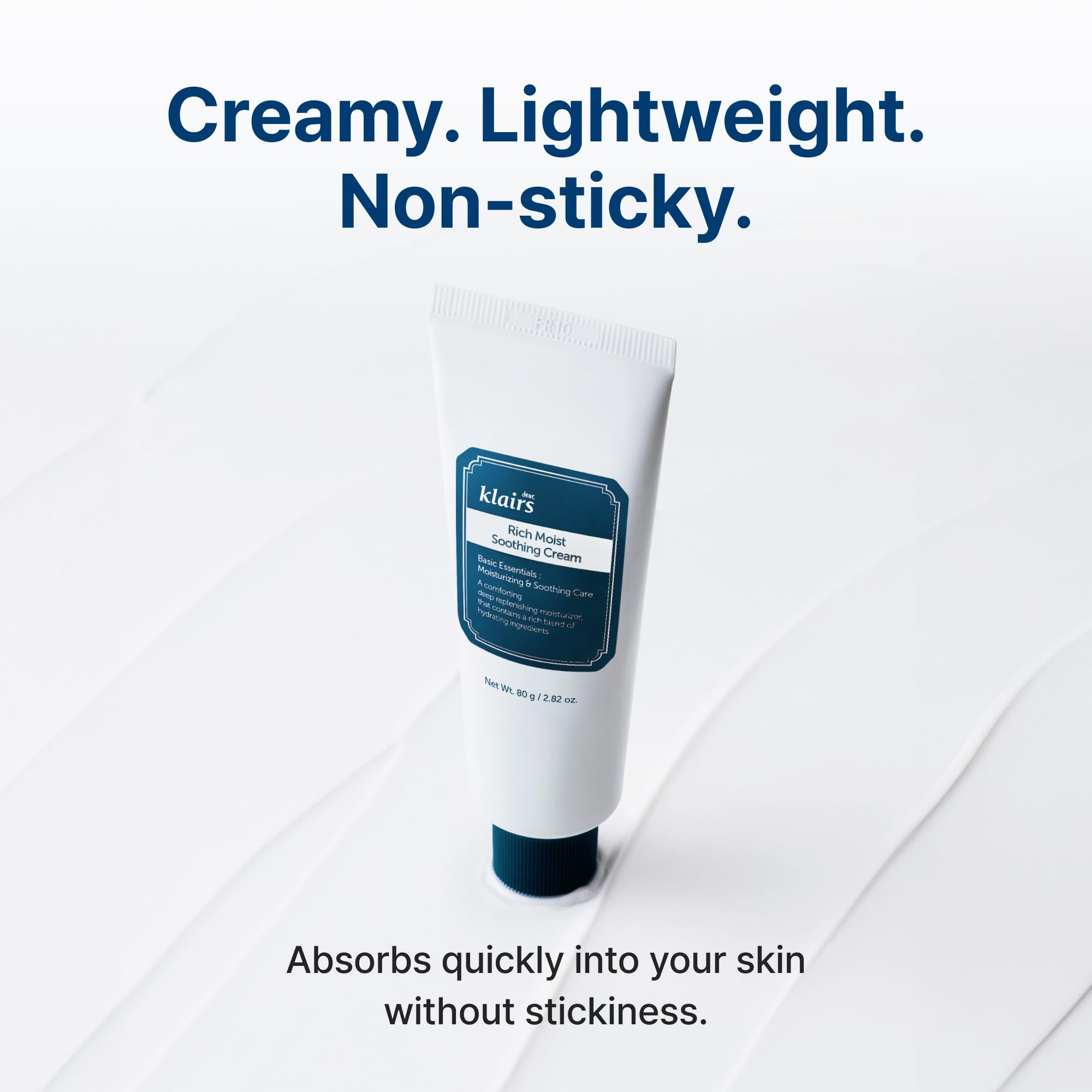 DearKlairs Rich Moist Soothing Cream ceramide depiction supports skin barrier resilience.