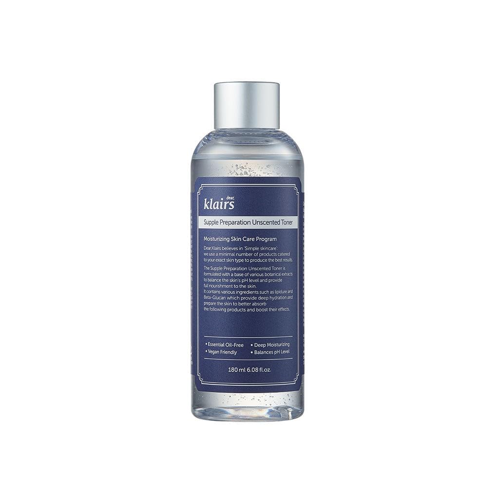 DearKlairs toner on cotton pad illustrating skin prep before serums