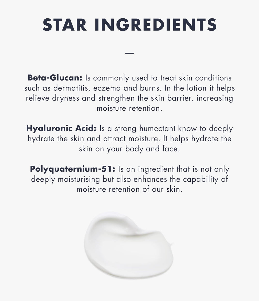 Fragrance-free lotion bottle emphasizing essential oil free gentle daily care