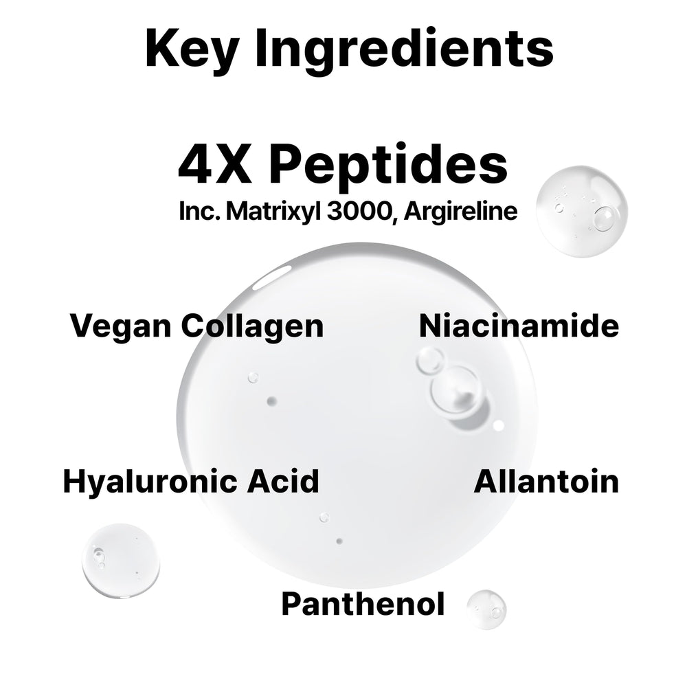 DearMYDEW ingredient panel featuring niacinamide and hyaluronic acid