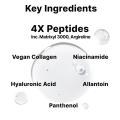 DearMYDEW ingredient panel featuring niacinamide and hyaluronic acid